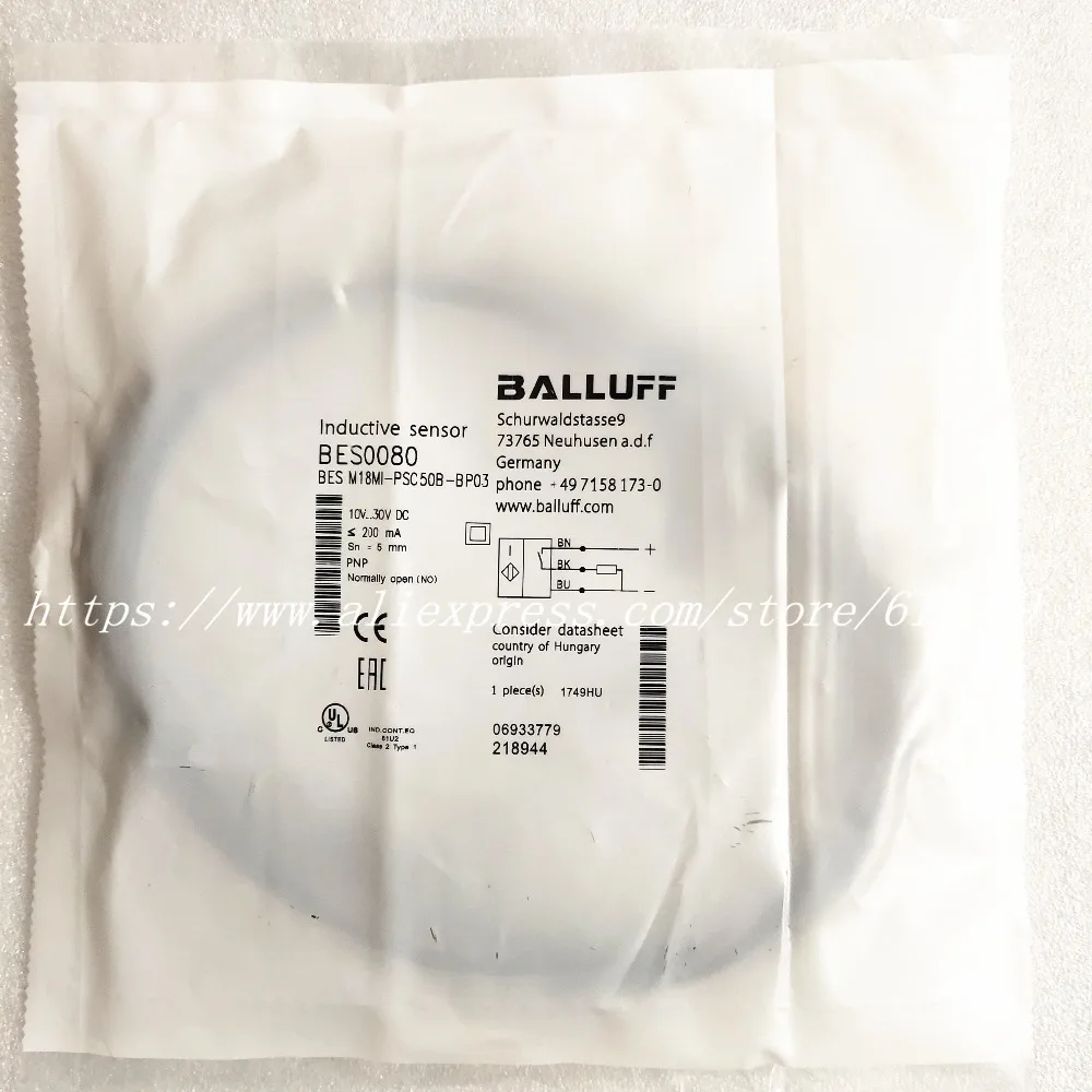 BES M18MI-PSC50B-BP03 M18MI-NSC50B-BP03 Balluff Proximity Switch Sensor New High-Quality | Электронные компоненты и