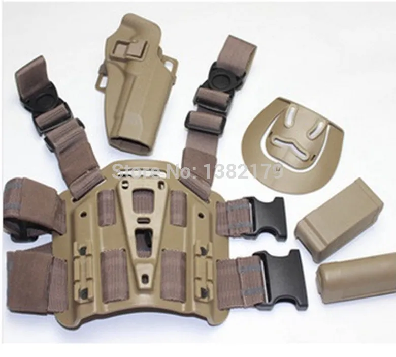 Для Беретта M9 92F Тактический Airsoft падения нога Правосторонняя кобура комплект