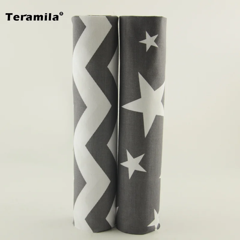 Teramila 2 шт. 50*160 см серо белый узор в виде звезды/волны идеально подходит для 100%