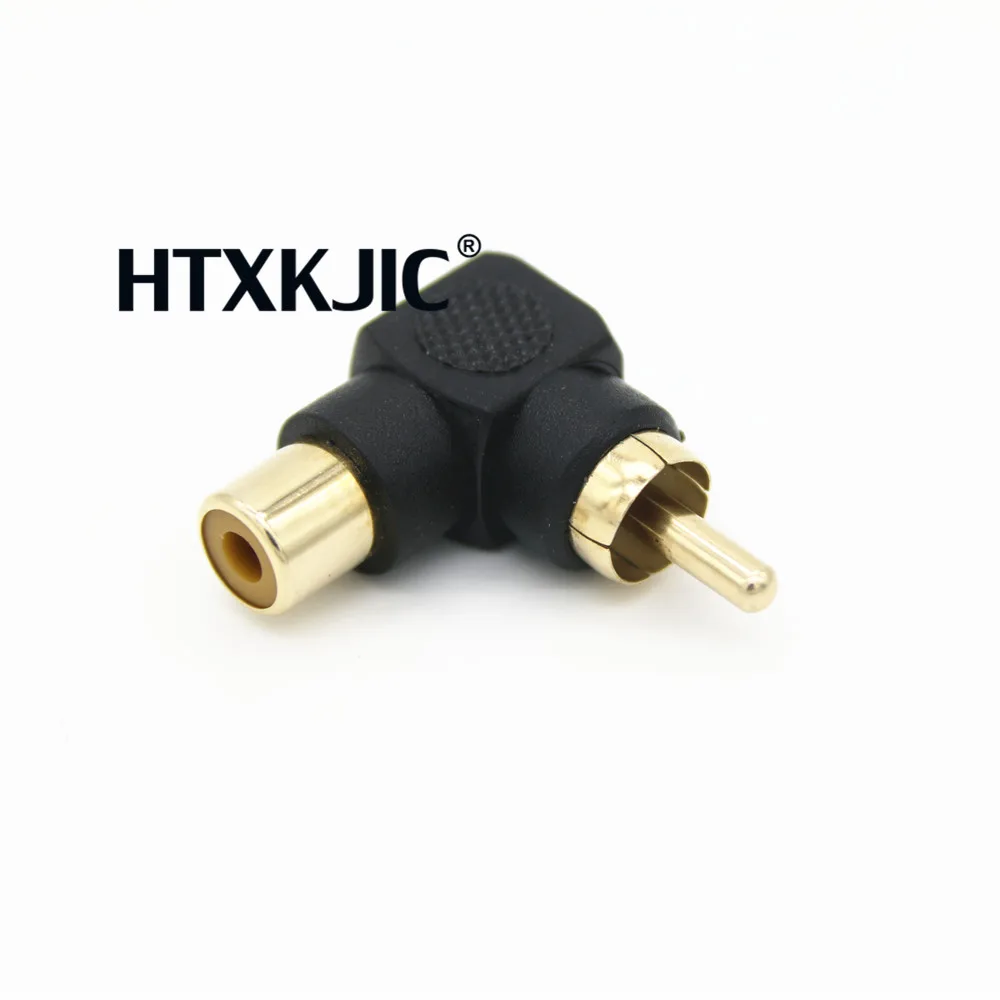 10 шт. разъёмы для телефона 90 градусов|av adapter|adapter rcaav to rca |