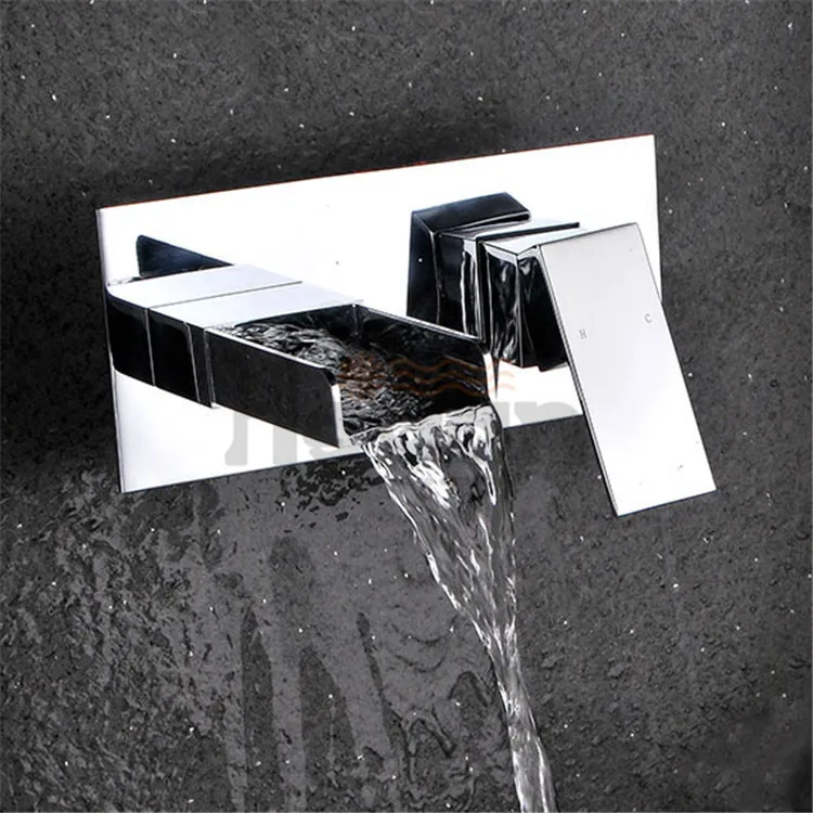 Латунный настенный смеситель Водопад для ванной комнаты высококачественный