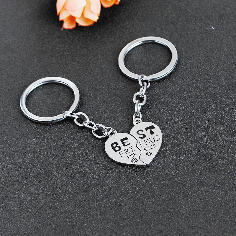 Разбитое сердце best друзья брелок любовь Шарм Брелок Обложка держатель украшений