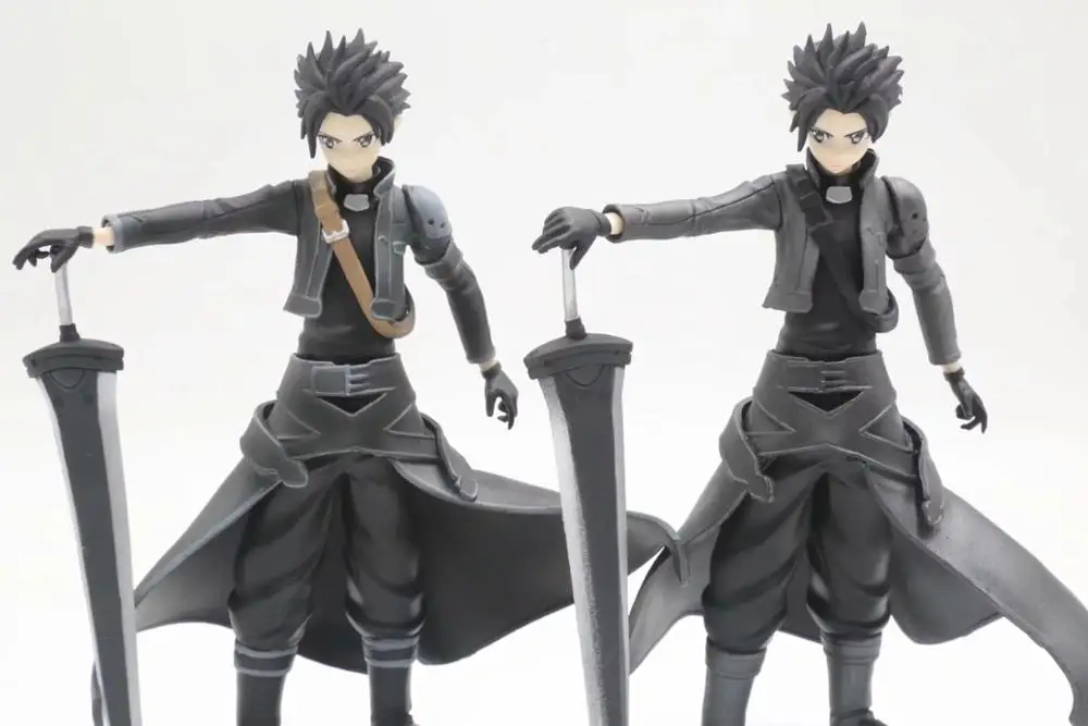 Аниме 18 см Sword Art Online SAO Figure Dance Kirigaya Kazuto Kirito PVC Фигурки Коллекционная модель игрушки