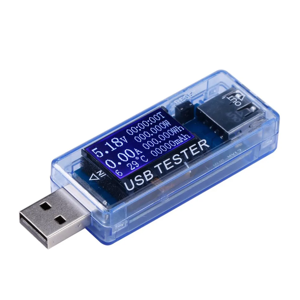 Цифровой Многофункциональный USB тестер 4 30 в мини Ток Напряжение зарядное