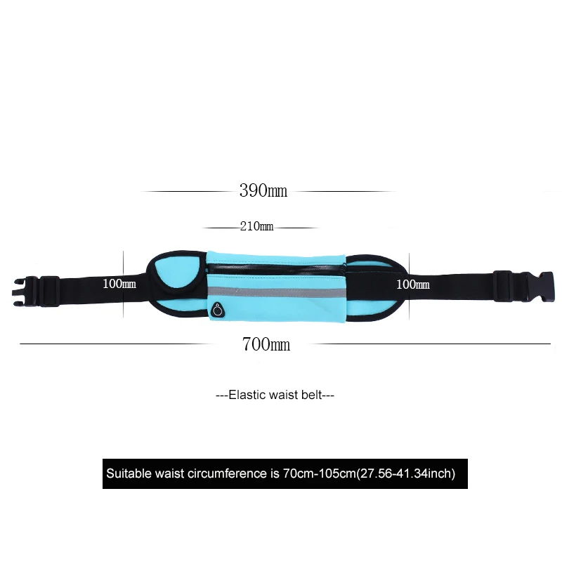 Водонепроницаемая поясная сумка для бега телефона эластичная Спортивная женщин