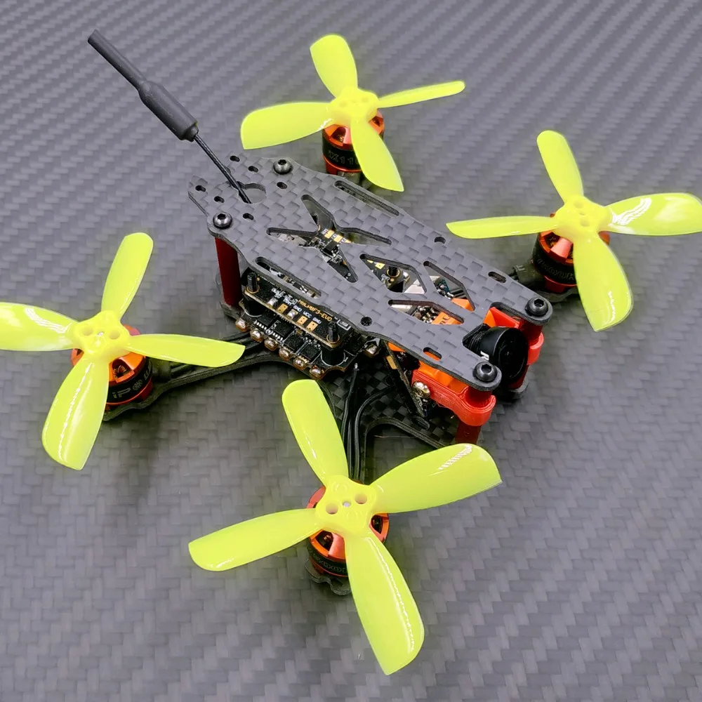 FS95 чисто углеродное волокно 95 мм Колесная база рамка квадрокоптера для DIY RC FPV Racing