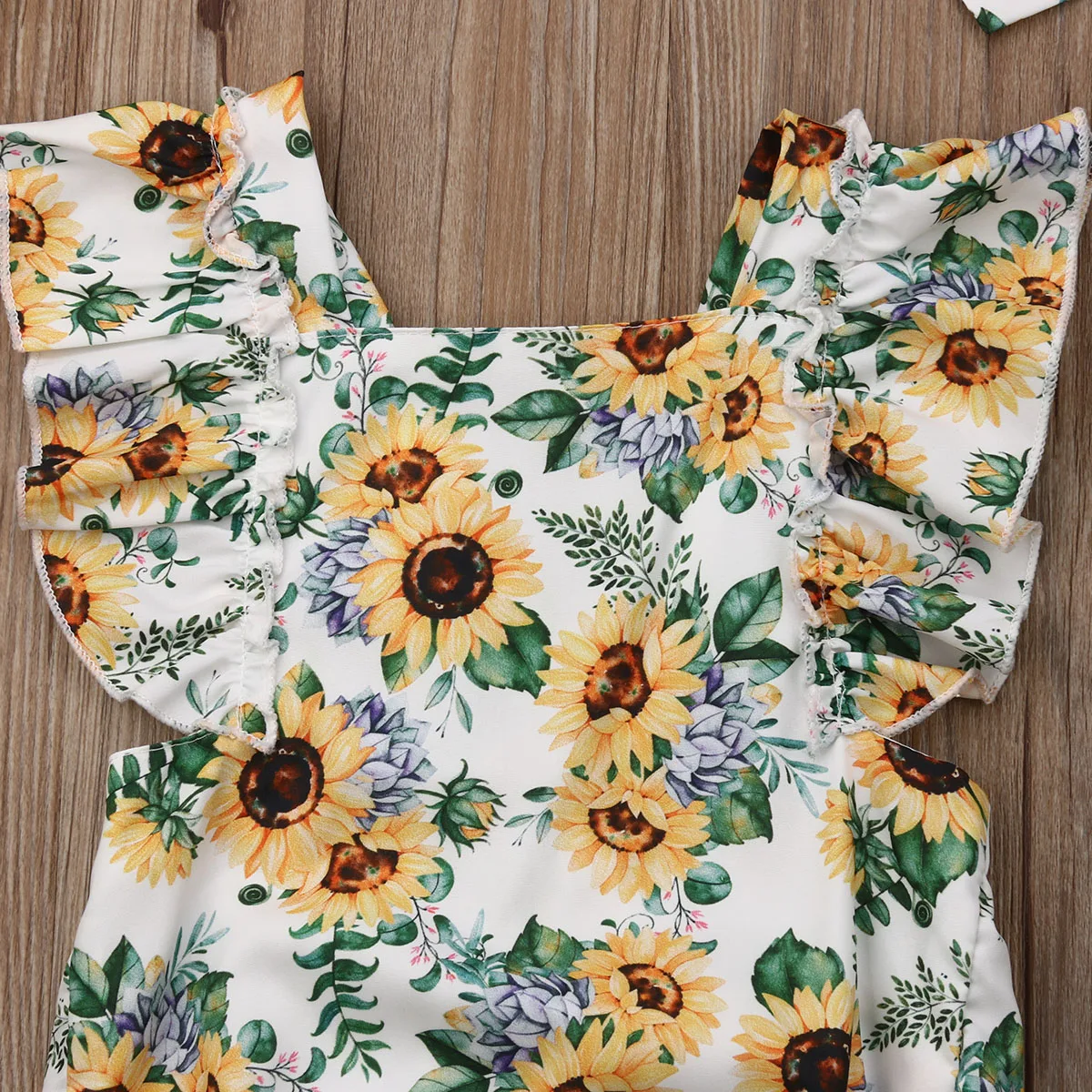 

0-24M Toddler Newborn Baby Girl Romper Clothes Headband Outfit Sets Floral Jumpsuit Playsuit Clothes Outfit Baby Clothing