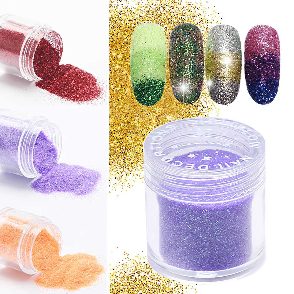 5g дизайн ногтей Порошковая голографическая ультратонкий с блестками порошок