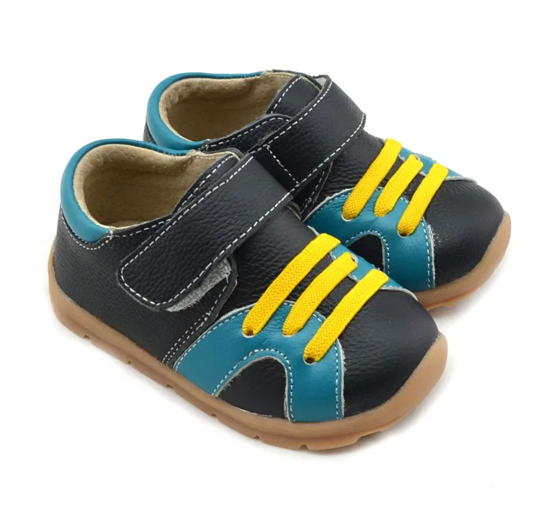 Детская повседневная обувь Новинка 2017 года Весенняя детская из натуральной кожи