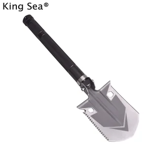 Мини садовые лопаты для кемпинга многофункциональная китайская Военная Складная лопата для выживания на природе карманные инструменты Ручка из алюминиевого сплава