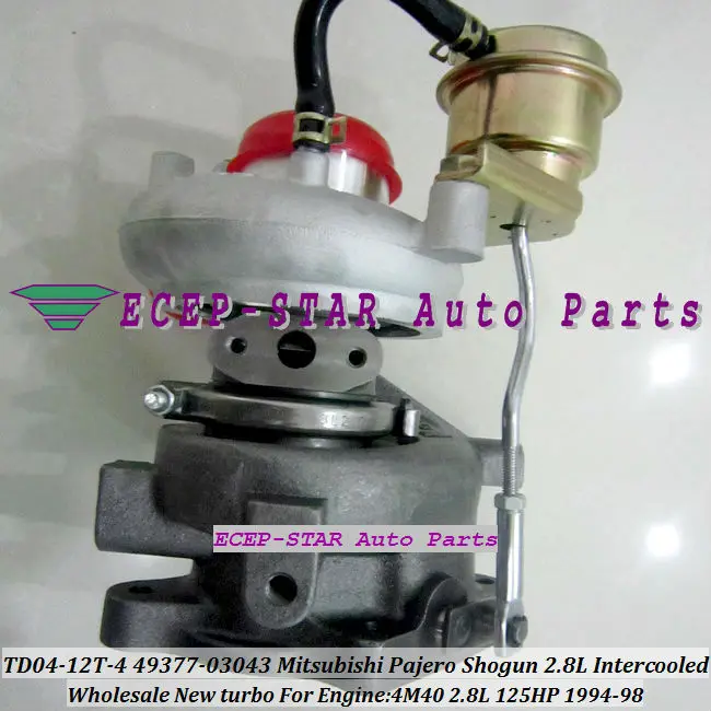 TD04 49377 03043 03041 03040 ME201636 Turbo для Misubishi PAJERO II Montero Shogun с охлаждением 94 98 4M40 4M40T 2.8L|turbocharger turbo|turbocharger generatorturbochargers for diesel