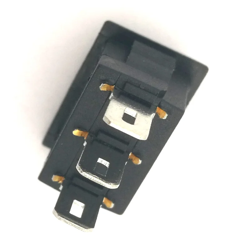 10 шт./лот Мини лодка кулисный переключатель AC 250 В 3A 3 Pin ВКЛ-ВЫКЛ I/O SPDT оснастки 15 мм
