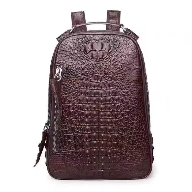 Мужская деловая сумка из крокодиловой кожи черный портфель для ноутбука со