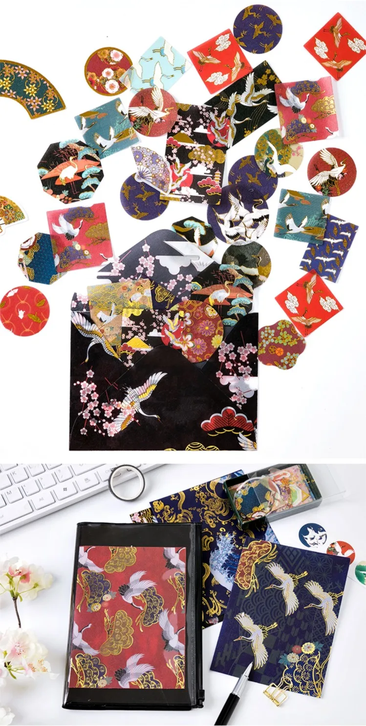 Mo. Card fashion Japan style серия канцелярские бумажные конверты 1 лот = 3 шт+ 3 шт наклейки