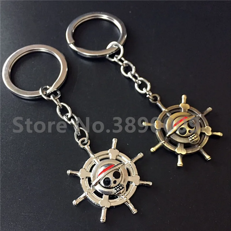 100 шт. Аниме One Piece Compass бронзовая фотосессия брелок соломенная шляпа