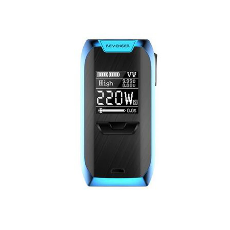 Original Vaporesso Revenger 220 Box Mod with OLED 0.96 inch Display Screen e Cigarette 18650 Battery 220w Cigs Vape |