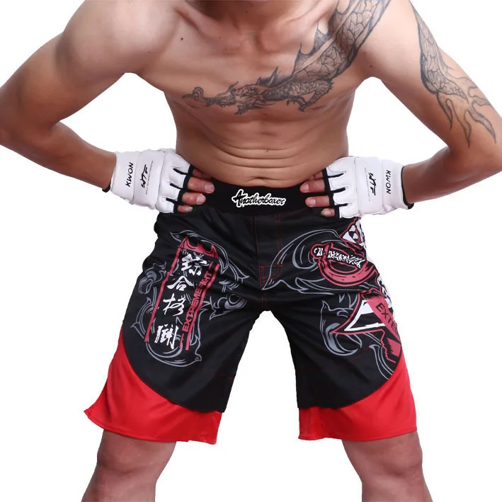 Шорты для MMA бокса с новым рисунком КОМБАТ пиратской головой человека УФК