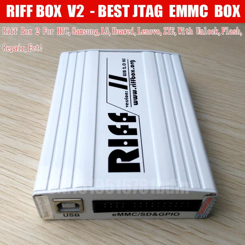 Новейший Riff Box лучший Jtag для HTC SAMSUNG Huawei разблокировка вспышка и ремонт с 2 плоскими