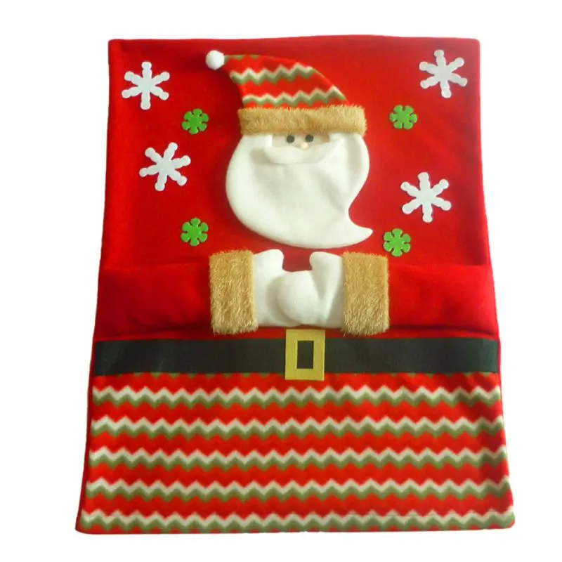 Рождественские украшения Navidad рождественские покрытия для стула украшения для дома новогодние вечерние принадлежности украшение для обеденного стола