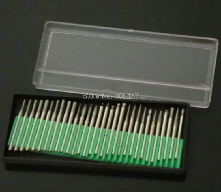 30 шт. сверла для ногтей машинка маникюра Сверла алмазного цвета|manicure machine|drill bit