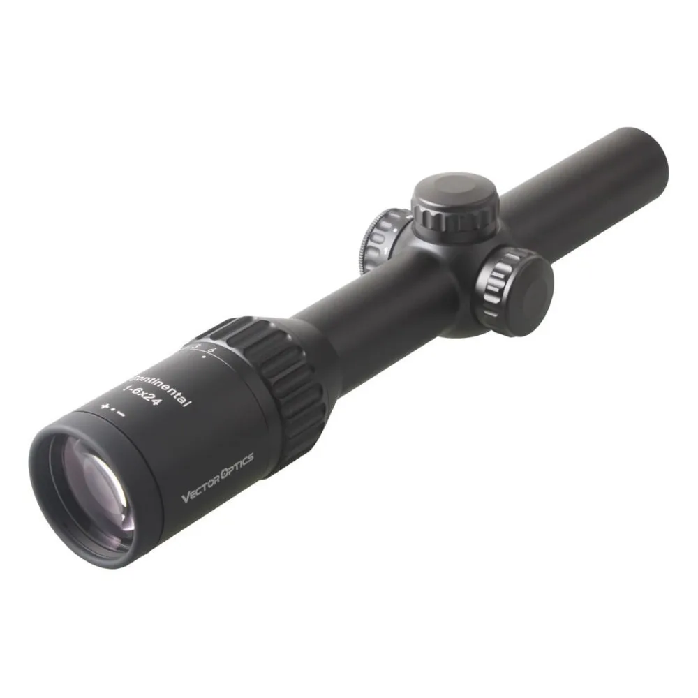 Vector Optics Continental HD 1-6x24 Hunting Clear View Riflescope Rifle Scope Center Dot Illuminated German System Dawn | Спорт и