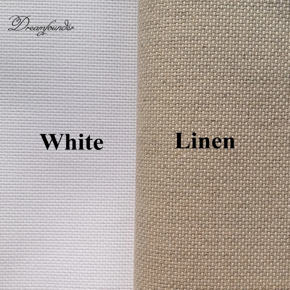 New arrival 25x25cm linen 14ct cross stitch fabric aida coth canvas DIY handmade needlework sewing craft supplies | Дом и сад