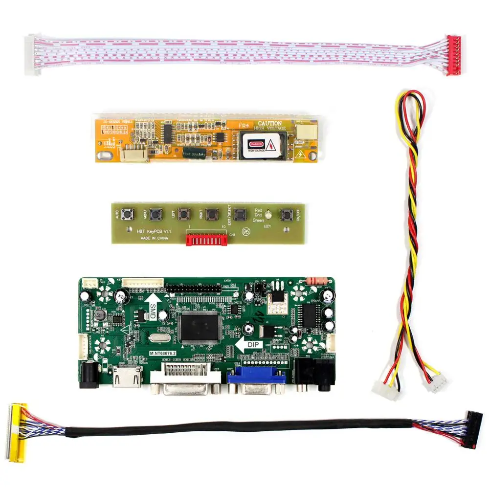 Контроллер для 15," 1366x768 1 с холодным катодом(CCFL) 30pin LVDS ЖК-дисплей, как, например, LP156WH1 LTN156AT01 N156B3 B156XW01 N156B3-L01/L02 CLAA156WA01A