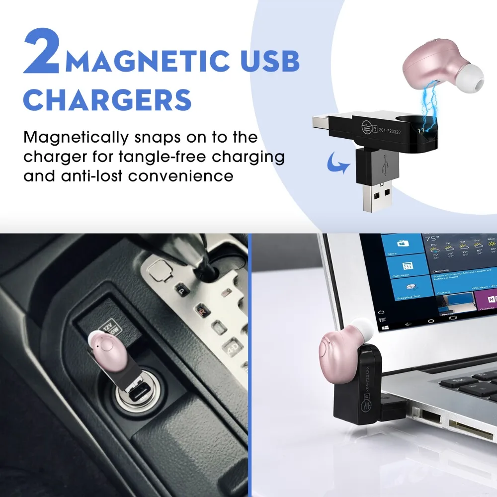 Mpow EM1 мини-вкладыши с одним беспроводным наушником Bluetooth наушники беспроводные