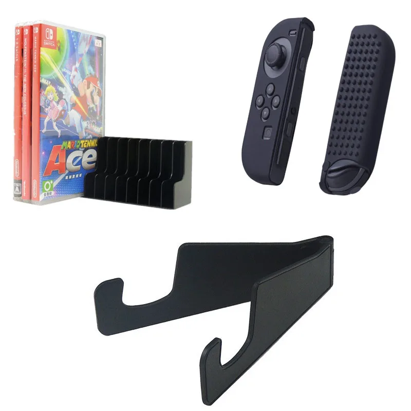 Nintend переключатель аксессуары 3 в 1 комплект, силиконовый чехол, Playstand держатель кронштейн, игровая карта cd-диск держатель для Nintendos переключатель NS