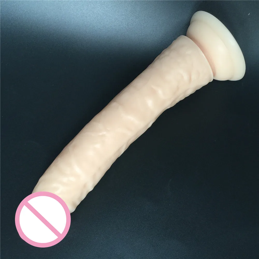 8 26 &quotощущение настоящей кожи большой длинный фаллоимитатор для женщин