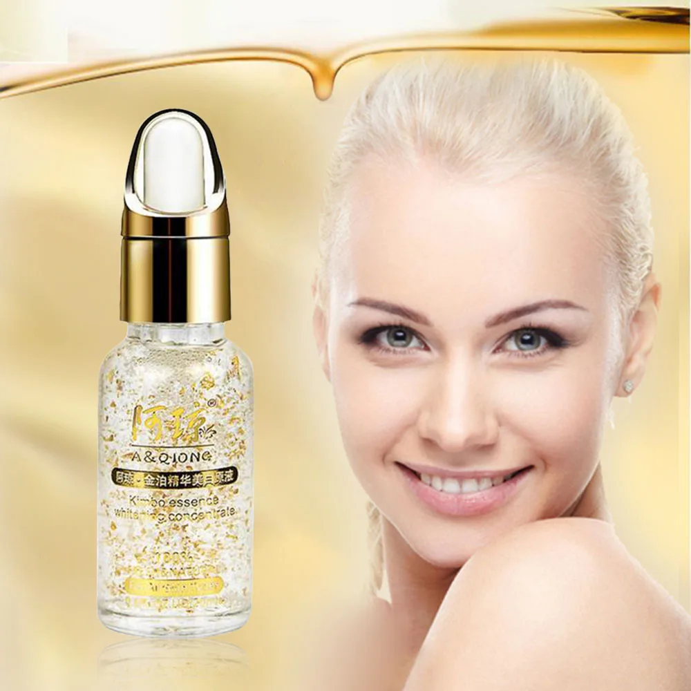 Уход за кожей чистого 24K Золотая фольга экстракт крем для лица дневной против