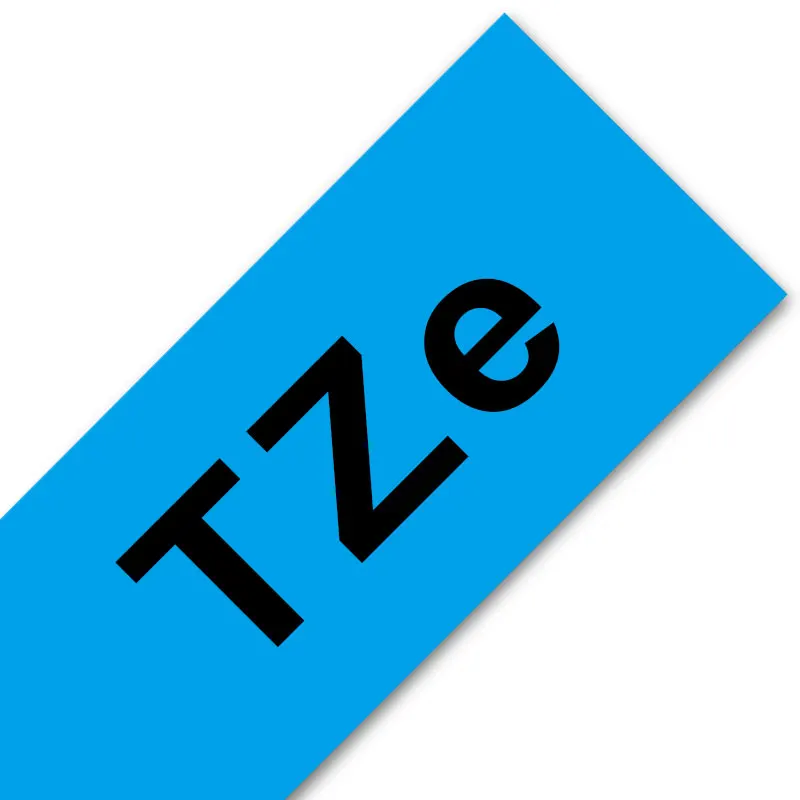 Black on Blue Unistar TZe221 совместимый Brother P-touch лента 9 мм* 8 м черный желтый комбинированный набор ламинированных принтеров для изготовления этикеток TZe221 TZ621 - Цвет: Black on Blue