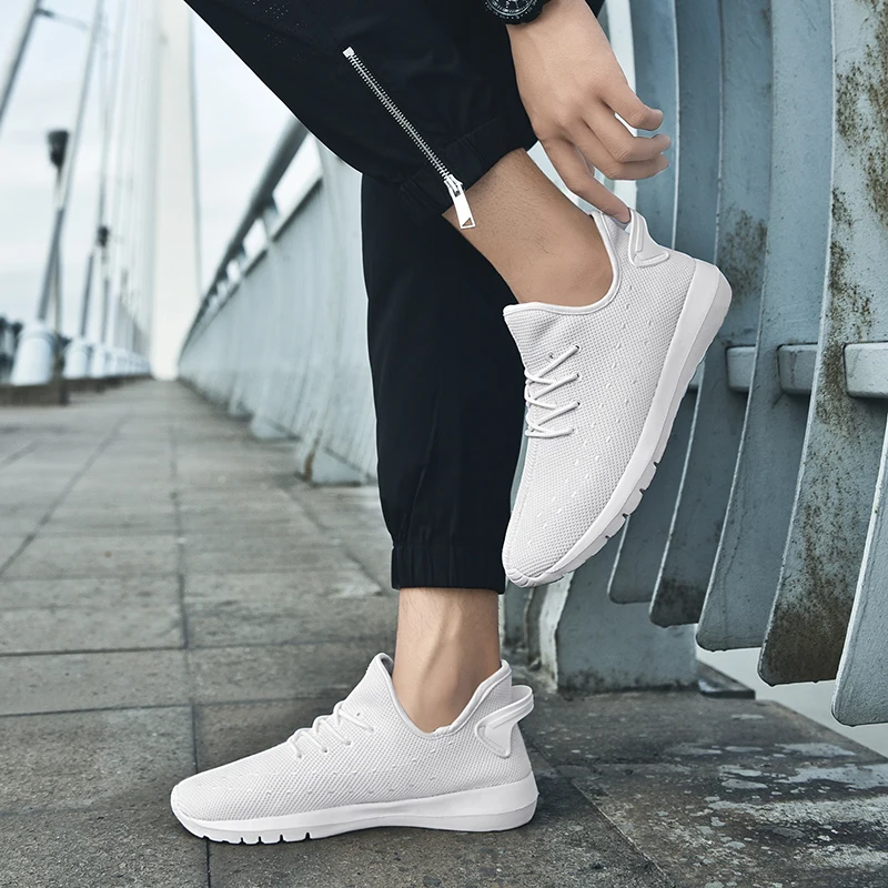 Superlight спортивная обувь для мужчин дышащие кроссовки Flyknit Человек Спорт на