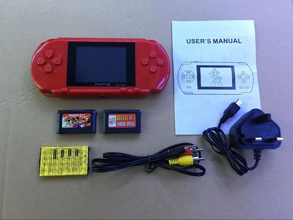 Горячие Продажи 2016 PXP3 16 бит Портативных Игровых Консолей Портативной Игровой 200 +