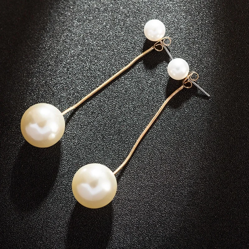 Корейские Новые популярные серьги с металлической цепочкой и кисточкой