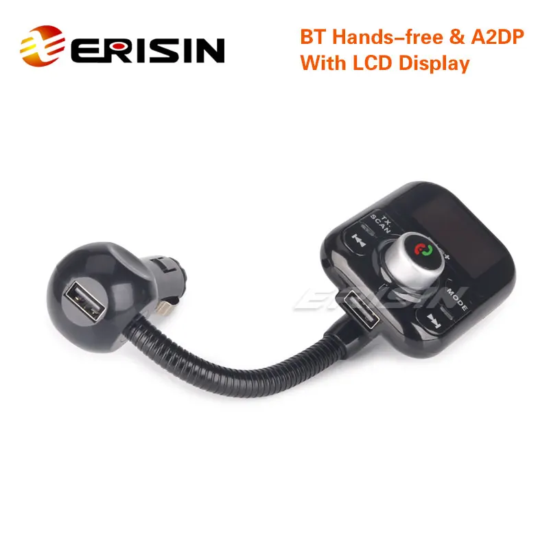 Цифровой радиоприемник Erisin ES361 USB DAB + ЖК-дисплей A2DP Bluetooth SD RDS FM-передатчик |