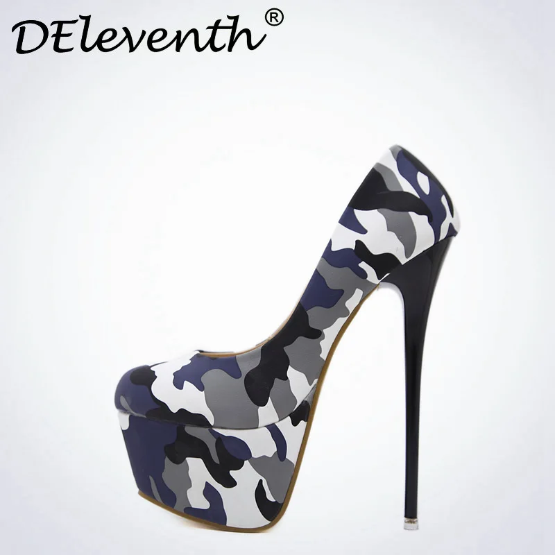 2017 New Vogue Round Toe Platform Ultra Fetish High Heels Woman Shoes Nightclub Sexy Pumps Night club Dress Zapatos mujer | Обувь