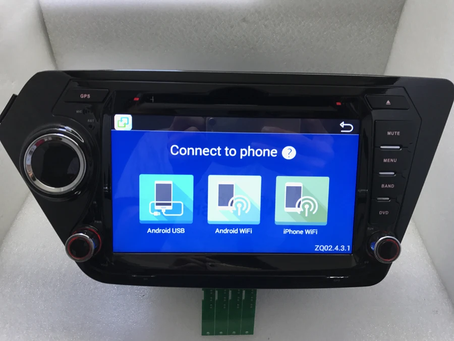 BYNCG 8&quot android 8.0 1024*600 Car DVD Player 2din car 2gb ram 3g/wifi radio gps for KIA K2 RIO 2010-2013 map Rear view camera |