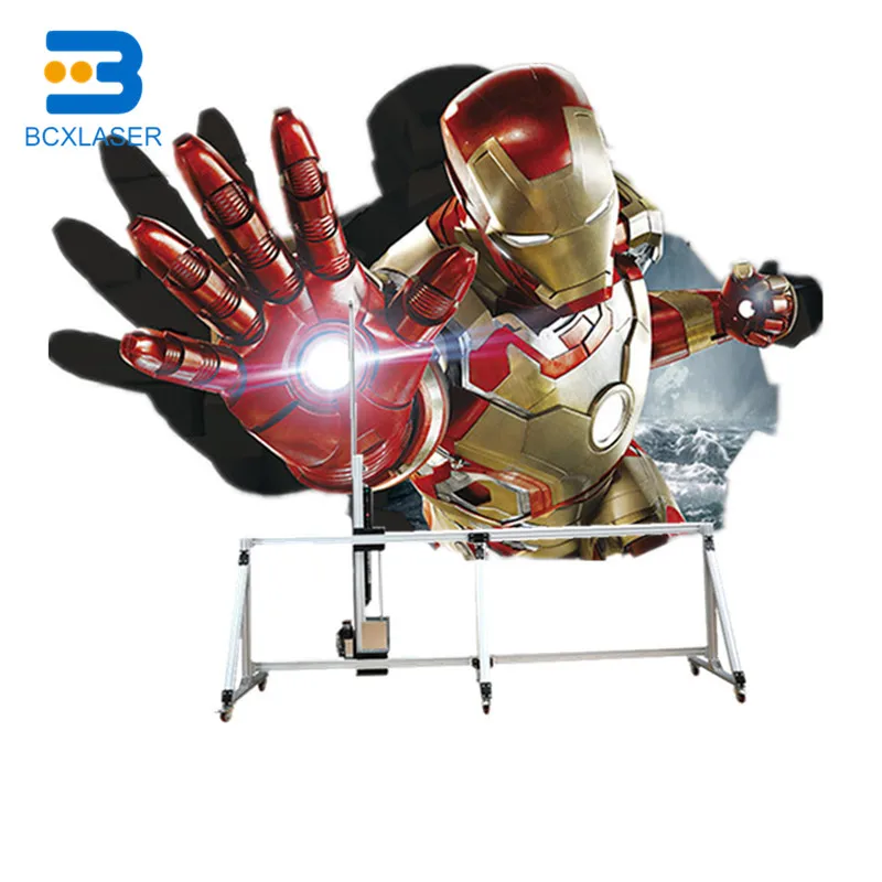 Kopen Outdoor 3D Verticale Muurschildering Machine Muur Printer Direct Naar Muurschildering