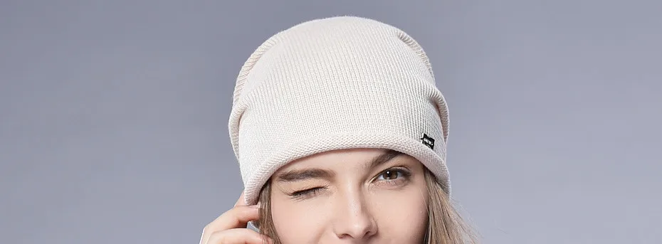FURTALK Шерсть Девушку Весна Осень Женщины Hat вязание Шапочки Hat Cap для Девочек Громоздкая Сумка Шляпы для Женщины Чулок Hat