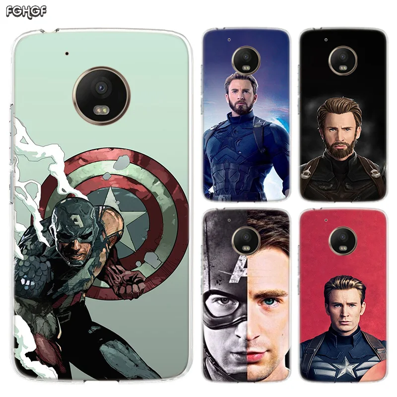 Chris Evans Avengers Silicone Hull Shell Back Case For Motorola MOTO G7 G5 G5S G6 E4 E5 Plus G4 Play Riverdale Cover |