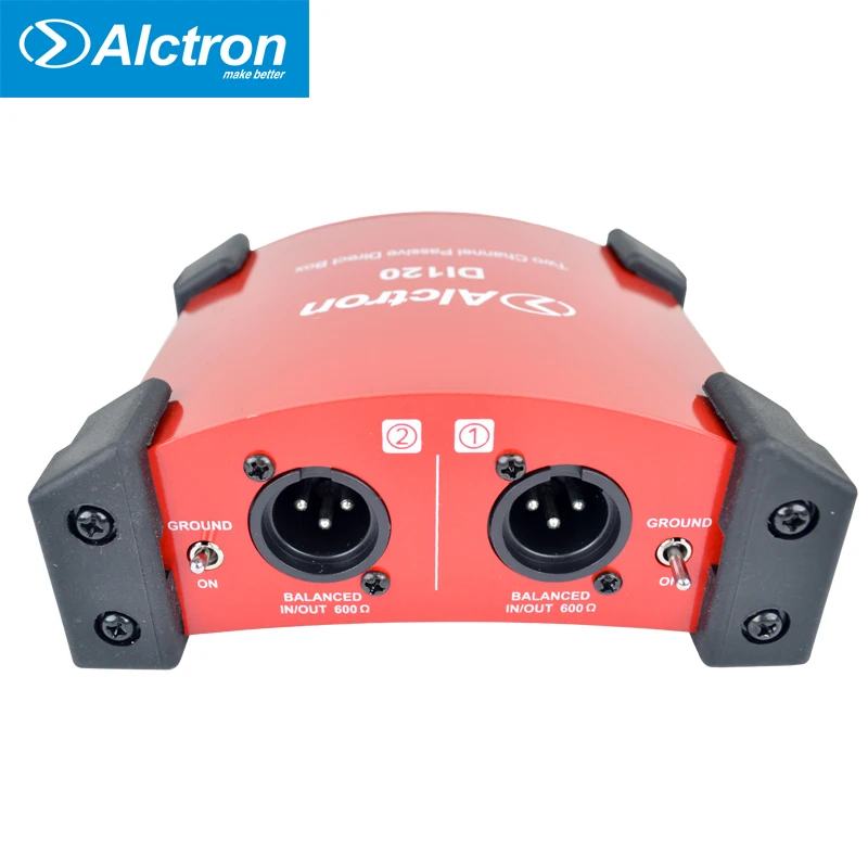 Alctron DI120 пассивный DI бокс для записи гитары и сцены идеально подходит клавиатуры