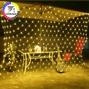 Coversage 2X3M рождественские гирлянды светодиодная гирлянда 300 светодиодов рождественские сетчатые огни сказочные рождественские садовые Свадебные украшения занавески
