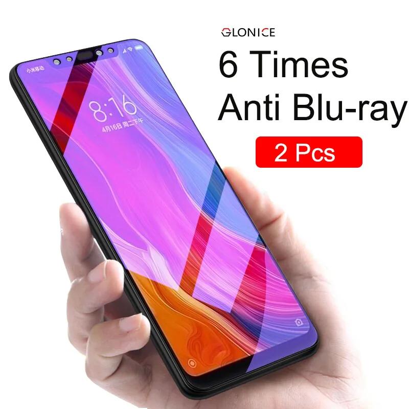 Glonice 2 шт 9 H полное закаленное стекло для Xiaomi 8 Se Redmi 6 6A Pro Note 5 5A протектор экрана