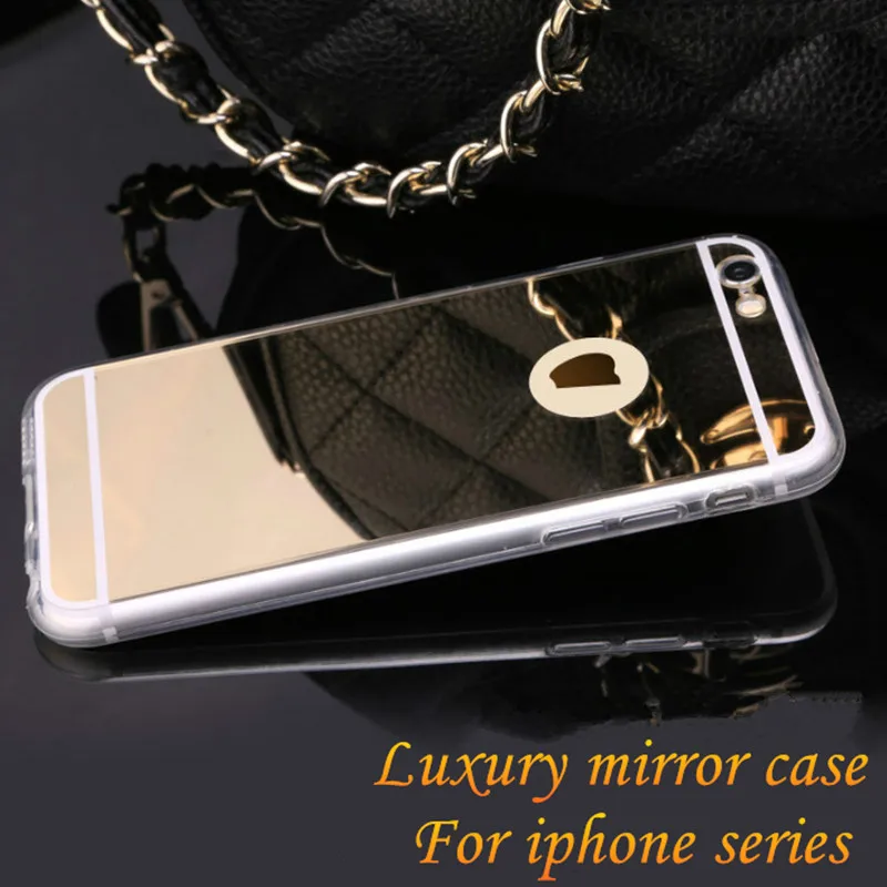 Высококачественный модный роскошный прозрачный мягкий чехол для iPhone 4 4S 5 5S SE 6S 6 7