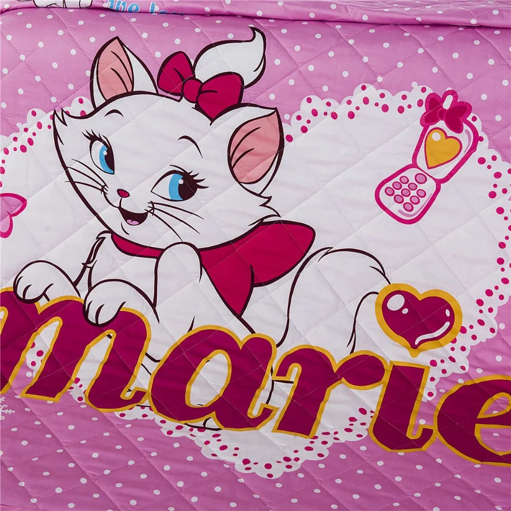 Disney Marie Cat одеяло летнее Комплект постельного белья для маленьких девочек детская