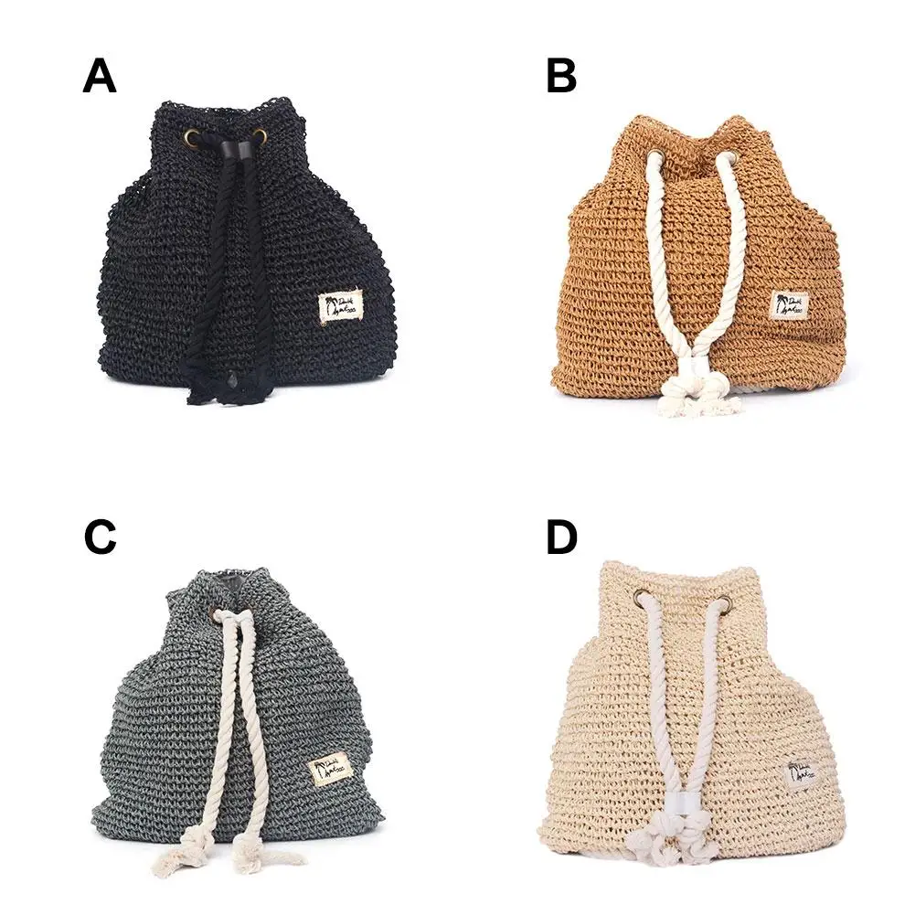 ISHINE Mochila Feminina Mori Girl Модный повседневный рюкзак соломенная тканая сумка для отдыха
