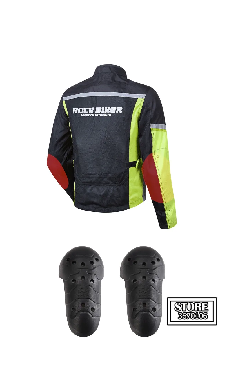ROCK BIKER Breathable Motorcycle Jacket Men Women Moto Mesh Jacket Summer jaqueta motoqueiro Moto Clothing Protective Gear