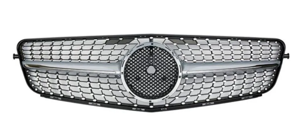 Для Mercedes Benz C class W204 C180 C200 C300 C250 C350 06 07 08 09 10 11 12 13 Алмазный Стиль с эмблемой Передняя