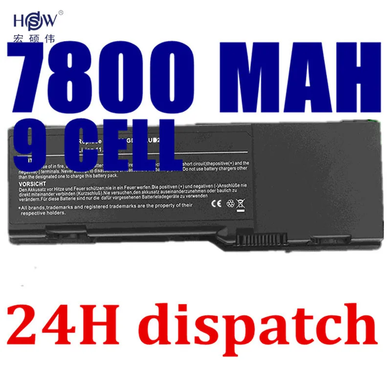 HSW 7800mAh Аккумулятор для ноутбука Dell Inspiron 1501 6400 E1505 Latitude 131L Vostro 1000 312-0461 451-10338 RD859 GD761